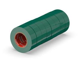 Izoliacinė juosta ERKO 19mm x 20m Žalioji 8 vnt. nustatyti, PVC elektros kabelių remontas, labai lankstus ir stipriai klijuojantis