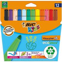 BIC vaikams skirti flomasteriai XL, 12 spalvų, Native