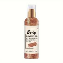 Švytintis kūno aliejus „Body Shimmer Oil,  Ruda Auksinė