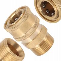 Pakaitinė dalis aukšto slėgio plovyklai M22x1,5 mm – Žalvarinis, Greita jungtis 1/4", Skersmuo 14 mm