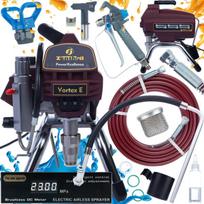 Dažymo agregatas Zenthril Vortex E – Bešepetėlinis variklis, ZenControl slėgio valdymas, 3000W 20MPa 3,5L/min
