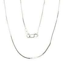 Sidabrinė grandinėlė „Gyvatėlė“, 925 sidabras, 1 mm, 50 cm