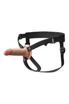 Strap-On diržai su dildo Pipedream Hollow Silicone Strap-on
