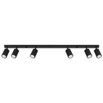 Sollux Lighting lubinis šviestuvas Karbon 6L, juodas