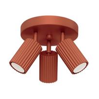 Sollux Lighting lubinis šviestuvas Karbon 3P, raudonos ochros spalvos