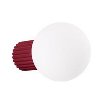 Sollux Lighting sieninis šviestuvas Halo, bordo spalvos