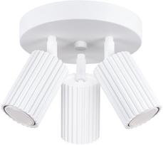 Sollux Lighting lubinis šviestuvas Karbon 3P, baltas
