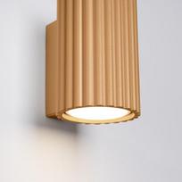 Sollux Lighting sieninis šviestuvas Karbon 10, aukso spalvos