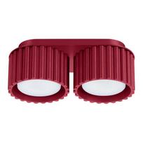 Sollux Lighting lubinis šviestuvas Aura 2, bordo spalvos