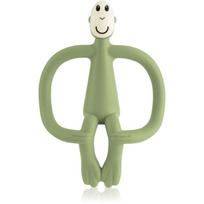 Matchstick Monkey Teething Toy and Gel Applicator kramtomas žaislas su „du viename“ šepetėliu Olive 1 vnt.
