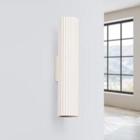 Sollux Lighting sieninis šviestuvas Karbon 30, smėlio spalvos