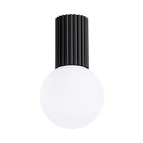 Sollux Lighting lubinis šviestuvas Halo, juodas