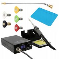 Lituoklio stotis Rosfix T12OAO – OLED ekranas, Įkaitimas per 8 s, Temperatūra 200–450°C