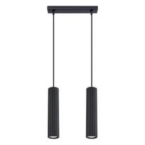 Sollux Lighting pakabinamas šviestuvas Karbon 2, juodas