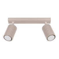 Sollux Lighting sieninis šviestuvas Karbon, taupe spalvos