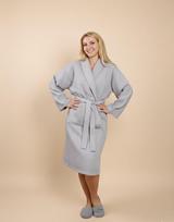 Chalatas moterims/vyrams Textile Idea, pilkas