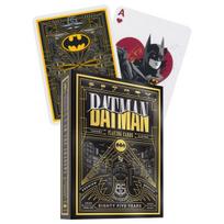 Kortų Žaidimas - Batman 85-ojo Jubiliejaus Kaladė 52 Kortos + 2 Džokeriai Juoda/Geltona/Sidabrinė, Juodas