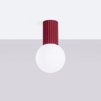 Sollux Lighting lubinis šviestuvas Halo, bordo spalvos
