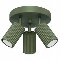 Sollux Lighting lubinis šviestuvas Karbon 3P, alyvuogių žalios spalvos