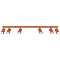 Sollux Lighting lubinis šviestuvas Karbon 6L, raudonos ochros spalvos