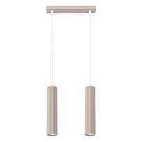 Sollux Lighting pakabinamas šviestuvas Karbon 2, taupe spalvos