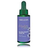 Weleda Hydrashine Gloss Drops maitinamasis aliejus plaukams - 30 ml.