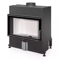 Plieninis židinio ugniakuras Romotop HEAT H4X 04, 80.50, šviesi pakura IGN
