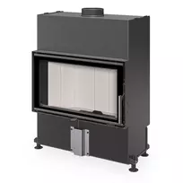 Plieninis židinio ugniakuras Romotop HEAT 4G 70.44.14, H4P 14 šviesi pakura IGN