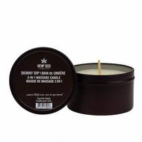 Hemp Seed 3In1 Skinny Dip Massage Candle kvepianti masažinė žvakė, 170 g.