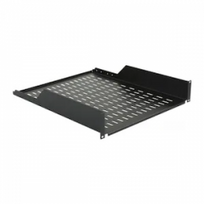 Lentyna BALTA gylis 550 mm, 2U 19" priekis, 1U 19" galas, 4 tvirtinimo taškai