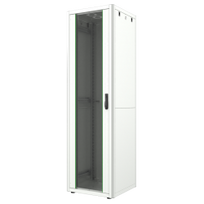 Pastatoma komutacinė spinta 42U, 600x600 mm, balta