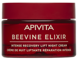APIVITA Beevine Elixir, elastingumo ir stangrumo suteikiantis naktinis veido kremas, 50 ml