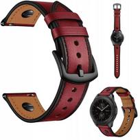 "Best Accessories" odinis dirželis laikrodžiui, 20 mm pločio, bordo spalvos