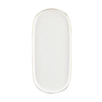 Pietų lėkštė AURORA GOLDRIM, ovalios formos, 25 cm