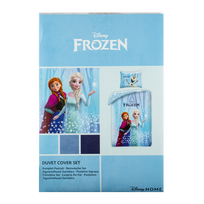 Vaikiškas patalynės komplektas FROZEN, 2-jų dizainų, 140 x 200 cm, 50 x 70 cm, 100% medvilnės