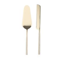 Torto serviravimo rinkinys UNIWELL GOLD, 2 vnt