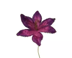 Dirbtinė gėlė VELVET, violetinės sp., 10 x 23 x 60 cm, 1 vnt