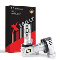 XLED H8 / H9 / H11 1:1 SMART MINI ZES +200% LED sistema 12V 5000LM