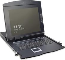 Digitus Assmann 17IN VGA TFT konsolė. 8 prievadų / Vokiška klaviatūros išdėstymo versija | DS-72210-2GE | 4016032449300