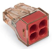 Laidų jungė Wago 773-604/5, 4 x 1,5-4 mm², 400 V, 5 vnt.