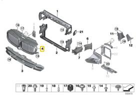 Bmw Oro Sklendės Viršuje 5 G30 G31 51747497283