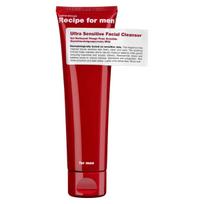 Recipe For Men Ultra Sensitive Facial Cleanser Fragrance-Free Gentle Cleansing Cleansing Gel Face, 100 ml
