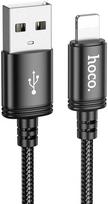 USB A tipo į „Lightning“ tipo laidas Hoco 2,4A, 3 m, X91, juodas