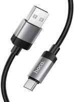 Cable USB A to USB C Hoco 3A 1 m X117 juodas