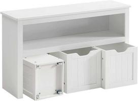 Songmics Sandėliavimo spintelė, 102x30x60 cm, balta