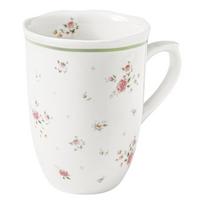 2 baltų porcelianinių puodelių rinkinys Brandani Nonna Rosa