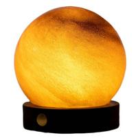 Tamsiai rudos spalvos šviečianti dekoracija USB ø 8 cm Sand Storm – Gingko