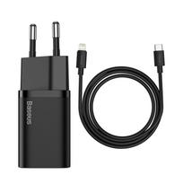 Baseus Super Si Quick Charger 1C 20W USB-C - buitinis įkroviklis su USB-C-lighting kabeliu