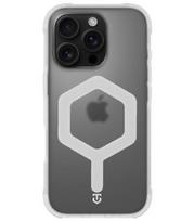 Skaidrus / baltas dėklas Apple iPhone 16 Pro telefonui "Tactical MagForce Hexagon Cover"