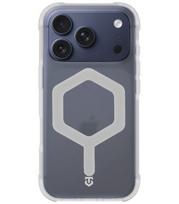 Skaidrus / baltas dėklas Apple iPhone 17 Pro telefonui "Tactical MagForce Hexagon Cover"